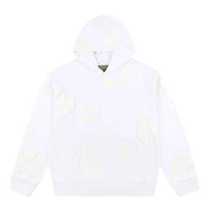 Denim Tears White Sweatshirt with Embroidery